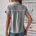 thumbnail image 4 of Lightweight Tops & Blouses Blouses for Women Casual Summer Summer Cotton Tees for Women 2025 Womens Tops Dressy Casual Short Sleeve Scoop Neck Evening Party Shirts White, 4 of 6
