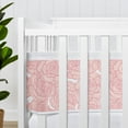 thumbnail image 5 of Sweet Jojo Designs + BreathableBaby Rose Blush Pink Breathable Mesh Crib Liner Pad, 5 of 6
