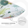thumbnail image 5 of Daiia Turtle and Sea Life Bedding Waterproof Pillow Protector Zippered Queen – Bed Bug Proof Pillow Encasement-14"x20", 5 of 9