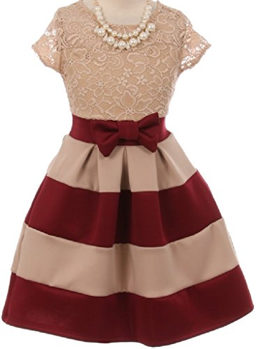girls dresses burgundy