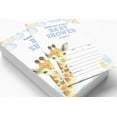 thumbnail image 6 of Inkdotpot 30 Fill In StyleBaby Shower Invitation Cards Giraffe Jungle Animals Blank Invites, 6 of 7
