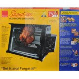 NEW in BOX Ronco Compact Showtime Plus Rotisserie BBQ Oven 3000 White