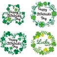 thumbnail image 1 of Troqueles de corte de corona del Día de San Patricio para hacer tarjetas, troqueles de metal con palabras del Día de San Patricio, plantillas de troqueles de corte, 1 of 7