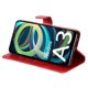thumbnail image 4 of KAIYANG Funda magnética con cremallera y bolsillo para Xiaomi Redmi A3/Poco C61 4G, con textura de piel de becerro, color negro, rojo y multicolor, 4 of 5