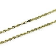 thumbnail image 2 of 10K Yellow Gold Rope Chain Necklace 4MM 18" 20" 22" 24" 26" 28" 30", 2 of 5