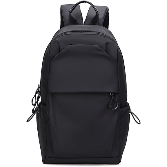 HMSHA Small Hiking Backpack, Lightweight Travel Backpacks Waterproof Daypack Backpack for Women Men, Black