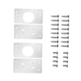 thumbnail image 3 of BRIGHTFUFU 10pcs Kitchen Hinge Repair Plate Stainless Steel for DIY Shelf, 3 of 8