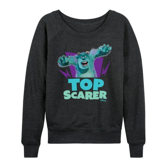 Monsters Inc. - Top Scarer   - Women's Lightweight French Terry Long Sleeve Shirt
