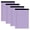 Purple, variant on 4 Pcs Legal Pads, Colored Note Pads 8.4 X 11 Notepad, 50 Sheets, Micro Perforated Writing Pads Lined Paper College Ruled Pad Of Paper Notebook To-Do List for Office Supplies(Yellow)