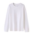 thumbnail image 3 of Zpanxa Women's Classic Fit T-Shirt Long Sleeve Round Neck Basic Top Breathable Cotton Layering Piece Minimalist Casual Tee, 3 of 8