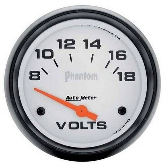AUTO METER 5891 2-5/8IN VOLTMETER, 8-18V, SSE, PHANTOM