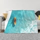 thumbnail image 1 of Balery Tranquil Ocean Canoe Journey Manta de Franela con Dibujo, Lujo Ultra Suave y Cálido, Antipelusa y Resistente a las Arrugas para Cama, Sofá, Camping -60"x50", 1 of 6