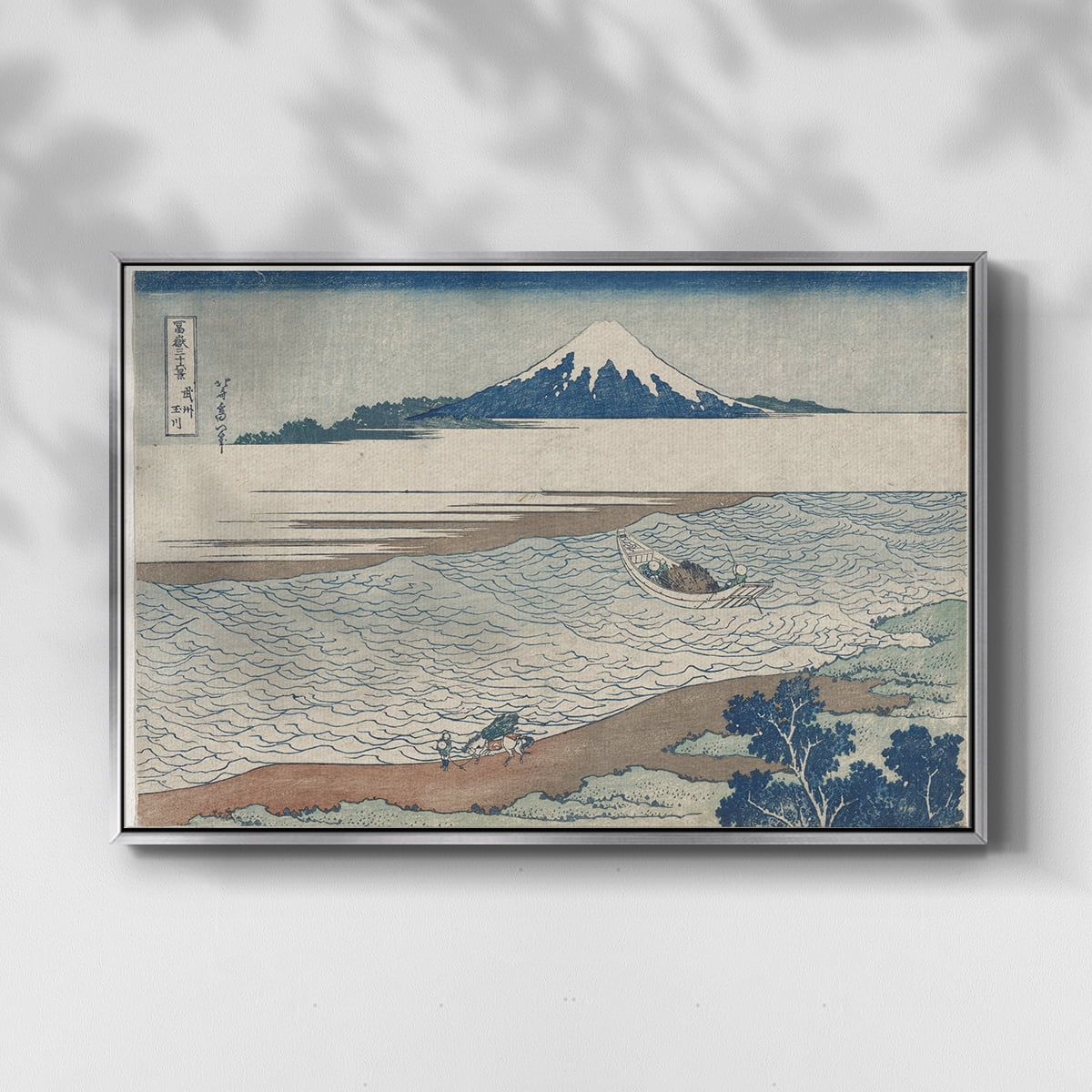 Vintage Landscape-CXXX By Wexford Home Framed in Silver Wood Gallery Wrapped Canvas 27 in. x 41 in.