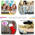 thumbnail image 5 of 12 Pieces Mini Folding Mirror Round Compact Mirror Portable Pocket Mirror Makeup Small Mirror Vintage Portable Travel Makeup Mirror for Women Girls (Bright Colors), 5 of 6