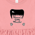 thumbnail image 4 of Inktastic Halloween Mama's Little Monster Frankenstein Girls Baby Dress, 4 of 5