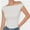 White, variant on Womens Summer Off The Shoulder Crop Tops Sleeveless One Shoulder Ruched Asymmetrical Going Out Tank Top