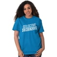 thumbnail image 4 of Sarcastic Attitude Selective Listener Men's Graphic T Shirt Tees Brisco Brands X, 4 of 6