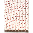 thumbnail image 3 of Pack of 900 Red Polka Dot Biodegradable 4-Ply Paper Drinking Straws (Compostable, Non-toxic, BPA-free), 3 of 3