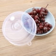 thumbnail image 1 of Tapa de tazón, tapa de almacenamiento de alimentos para calentar alimentos especiales para horno microondas, tapa de tazón de silicona, estética elegante, 1 of 9