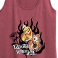 thumbnail image 3 of Bratz - Hearts & Flames in a Frame - Women's Racerback Tank Top, 3 of 5