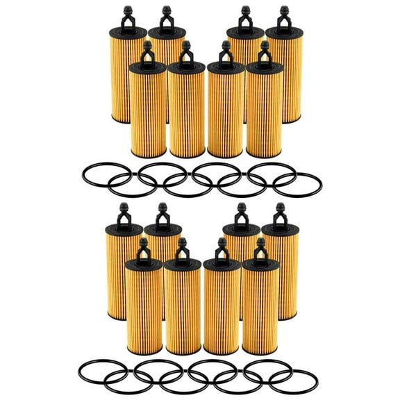 16x Engine Oil Filter for Chrysler Town & Country Dodge Journey Ram Jeep VW 10K