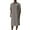 Grey, variant on Men's Cotton Nightshirt House Coat Short Sleeve Robe Comfy Sleep Shirt Fall Long V Neck Side Split Soft Knee Length Night Gown Baggy Housecoat Loungewear Light Blue Large