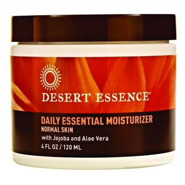 Desert Essence Daily Essential Moisturizer, 4.0 FL OZ