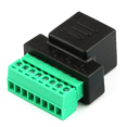 thumbnail image 5 of 3X Adaptador Extensor de Cable Ethernet con Conector de 8 Pines RJ45 Hembra A Terminal de Tornillo de Red de Alta Calidad, 5 of 5