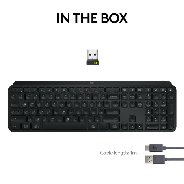 MX Keys S Wireless Keyboard - Full Size or Mini | Logitech