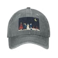 thumbnail image 4 of ZICANCN Mens Hats Unisex Baseball Caps-Children Snowman Hats for Men Baseball Cap Western Low Profile Hats Fashion, 4 of 8