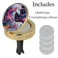 Unicorn Aromatherapy Car Diffusers for Essential Oils Car Vent Clip Air