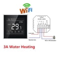 thumbnail image 1 of Home Smart Intelligent WiFi Thermostat Room Electric Water Gas Boiler Floor Heating Temperature Controller ,Easy to Install, 1 of 6