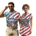 thumbnail image 2 of Aplkyhs 250th Anniversary Eagle Matching Golf Shirts for Couple His and Hers Golf Shirts Matching Soft and Comfortable for Man Breathable Fabric Lightweight Suitable for Outdoor Sports, 2 of 6