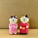 thumbnail image 4 of Bonita figura de gato estilo chino para boda, modelo de novia de resina, miniaturas, adornos para tartas, decoración, manualidades, accesorios de escritorio, 4 of 5