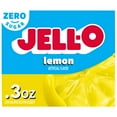 thumbnail image 3 of (2 pack) Jell-O Lemon Zero Sugar Gelatin Dessert Mix, 0.3 oz Box, 3 of 15