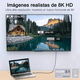 thumbnail image 2 of Cable Hdmi 2.1 Vídeo 4k 120hz 8k 60hz Ps5 Ps4 Xbox Gris 3 Metro, 2 of 5