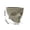 White #S, variant on Halloween Skull Ceramic Serving Bowl, 300ml Small and 500ml Large Gothic Party Table Decor, Dishwasher Safe Food-Grade Porcelain Bowls for Snacks Pasta Salads
