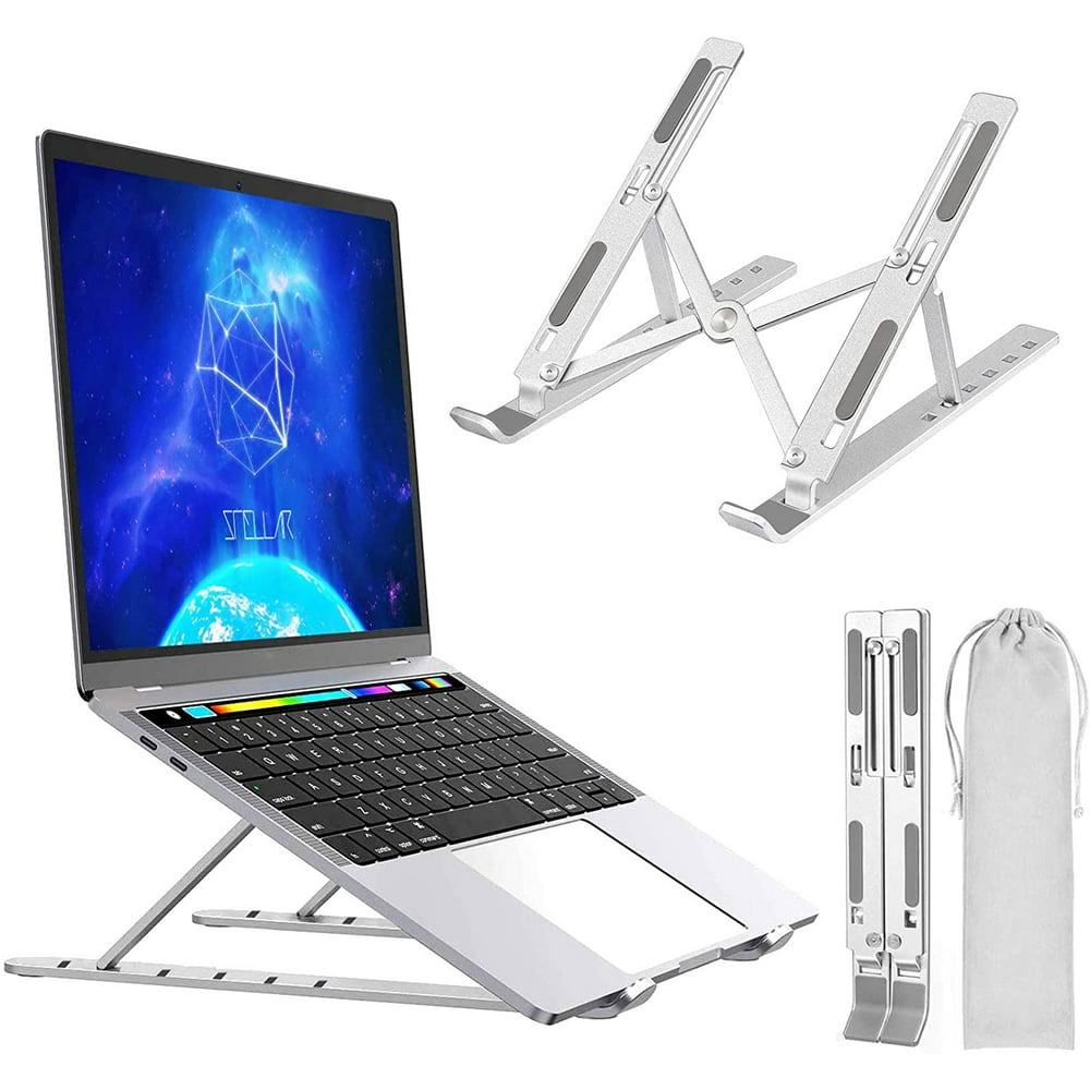 Portable Laptop Stand for Desk Adjustable Foldable Aluminum Laptop