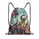thumbnail image 1 of Bolsa con cordón clásica de Rick y Morty, plegable, para deportes, fitness, unisex, bolsa de viaje para deportes de playa, pequeña, 1 of 8