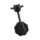 thumbnail image 1 of Yuarrent Soporte de cabezal de ducha de 360 ​​° soporte de cabezal de ducha autoadhesivo ajustable montaje en pared SPA baño Universal ABS 1 pieza Juegos de accesorios de baño negro Yuarrent HA004240-02, 1 of 1