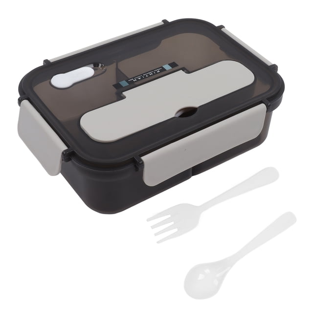 Cajas Bento de gran capacidad, 2 compartimentos Cajas Bento Cajas Bento para estudiantes Compartimentos Cajas Bento construidas para durar