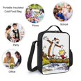 thumbnail image 5 of Calvin And Hobbes 3Pcs Bookbag Sets Backpack with Lunch Bag And Pencil Case for Work Office Travel, 5 of 8