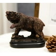 thumbnail image 1 of Wall Street Stock Market Bear Attaquant avec Patte Figurine Électroplaquée Bronze, 1 of 7