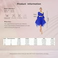 thumbnail image 7 of Zaldita Women 3/4 Flared Sleeve Asymmetrical Dance Dress Lyrical Liturgical Praise Overlay Tunic White S, 7 of 7