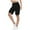 Black, variant on Ltctricy Cargo Shorts for Women Elastic High Waisted Drawstring Athletic Knee Length Shorts Summer Casual Bermuda Shorts