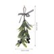 thumbnail image 2 of WASHWEPE 2Ud Rama De Mistletoe Navideña De Plástico Y Espuma Para Ambiente Festivo, 2 of 8