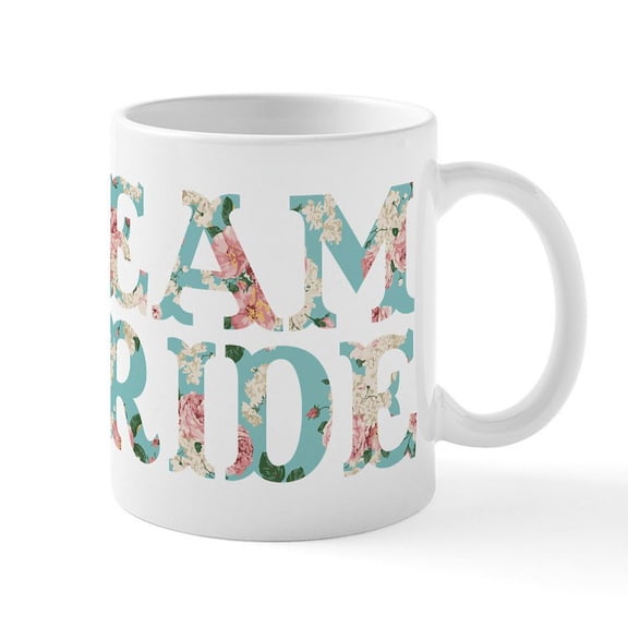 CafePress - Team Bride - 11 oz Ceramic Mug - Novelty Coffee Tea Cup