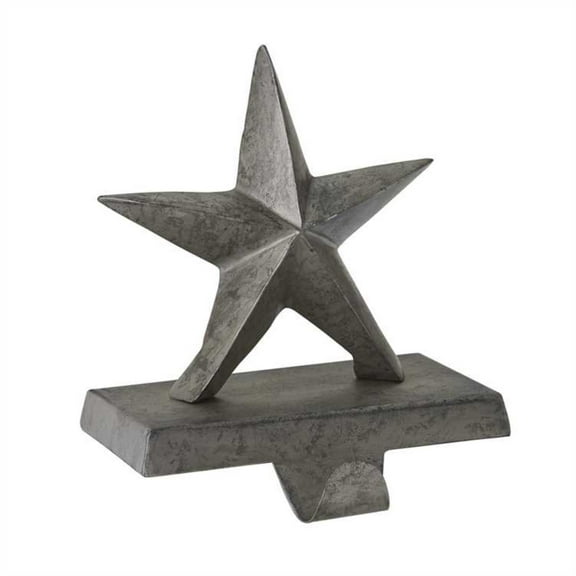 Park Designs Galvanized Star Stocking Hanger 6"H