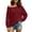 07-Wine, variant on Diufon Off Shoulder Sweatshirt for Women Long Sleeve Drop Shoulder Pullover Tops Soft Comfy Fall Winter Warm Sweatshirts