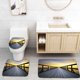thumbnail image 1 of Alfombra de baño ABPHQTO 3 piezas Art Long Wood Pier Deck, 1 of 2